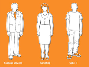 Be careful about what you wear to work. Many businesses have a dress code