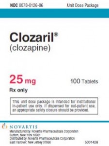 Clozapine will be tried by doctors when other antipsychotics haven’t worked