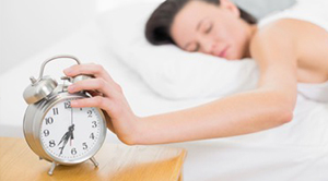 Try not to oversleep and use an alarm clock.