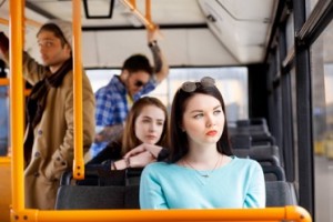 For many people with schizophrenia simple tasks like a bus journey or going to the shops can cause enormous anxiety. (Photo: Roman Seliutin on Shutterstock)